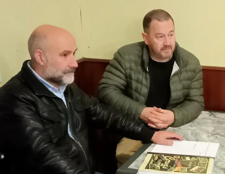 Tino Seco e N&eacute;stor Rego, nun encontro en Cerv&aacute;s